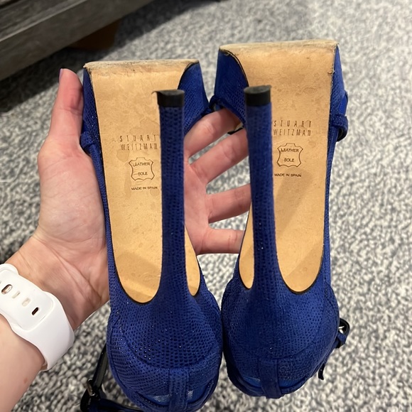 Stuart Weitzman platform sandal sz 6.5 - Picture 12 of 16